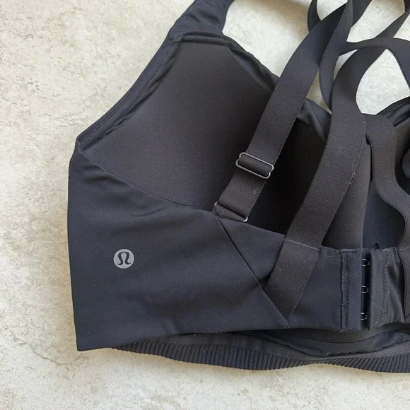 Lululemon Energy Bra *High Support, B–DDD Cups Black 38DD - Picture 4 of 11